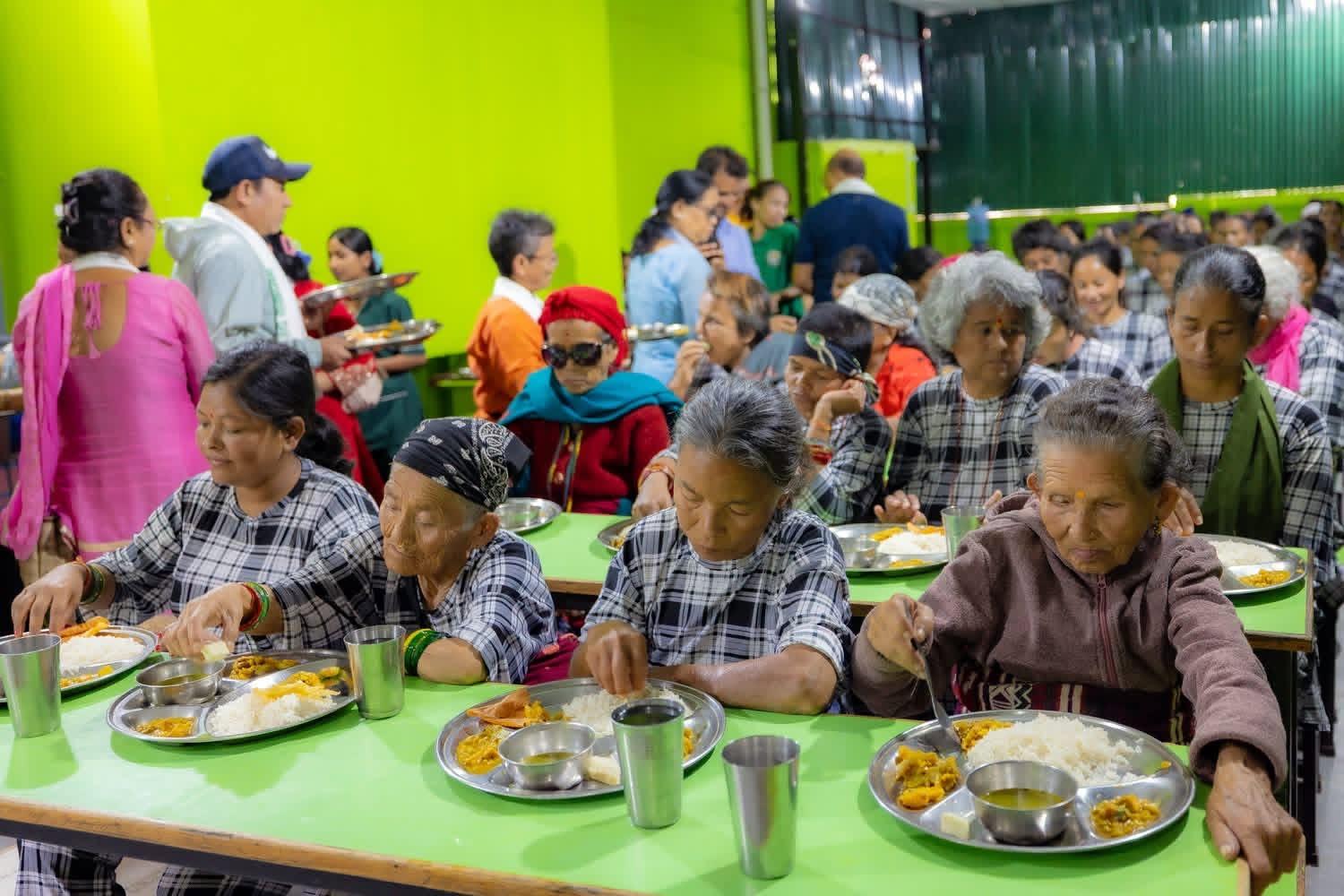 Relief supplies and hot meals were distributed to disaster-affected communities at Manavsewa Ashram (Raniban) in Kathmandu